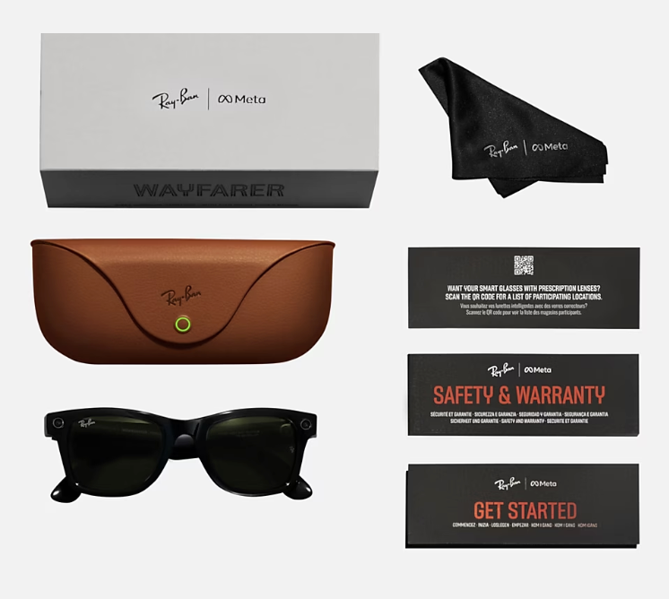 RAY-BAN | META WAYFARER / MODEL CODE RW4006 601/SB 50-22