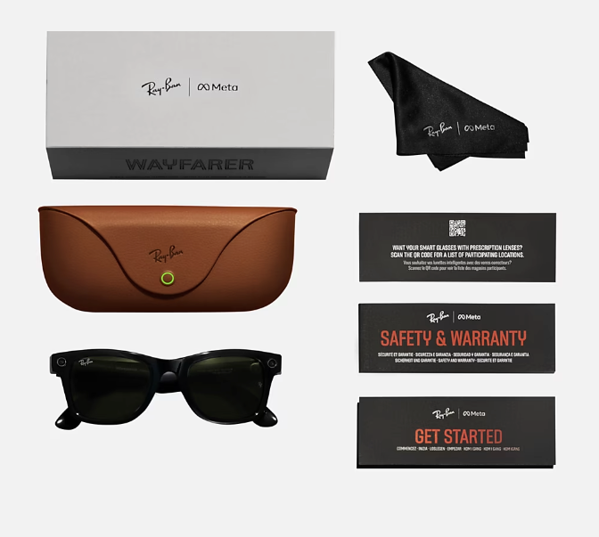 RAY-BAN | META WAYFARER / MODEL CODE RW4006 601SM1 50-22