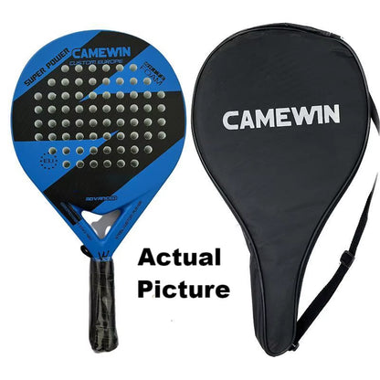 Kaiwei Blue and White Beach Appearance Beautiful Sports Board Tennis Racquet 50% Carbon Manufacturer Sales