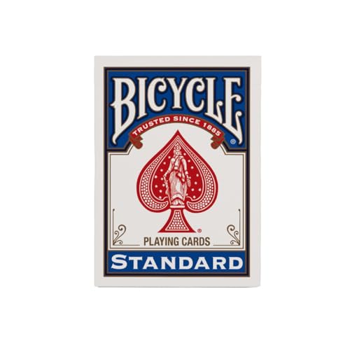 Bicycle Standard Rider Back Playing Cards, Poker Size, 12 Pack, Classic Decks of Cards for Poker, Blackjack, Casino Games & Family Game Night