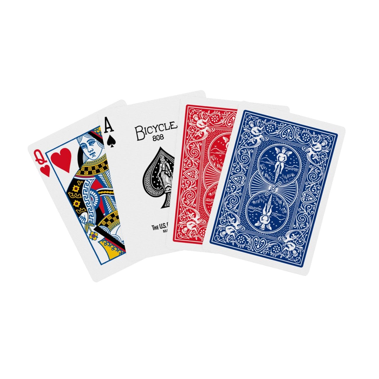 Bicycle Standard Rider Back Playing Cards, Poker Size, 12 Pack, Classic Decks of Cards for Poker, Blackjack, Casino Games & Family Game Night