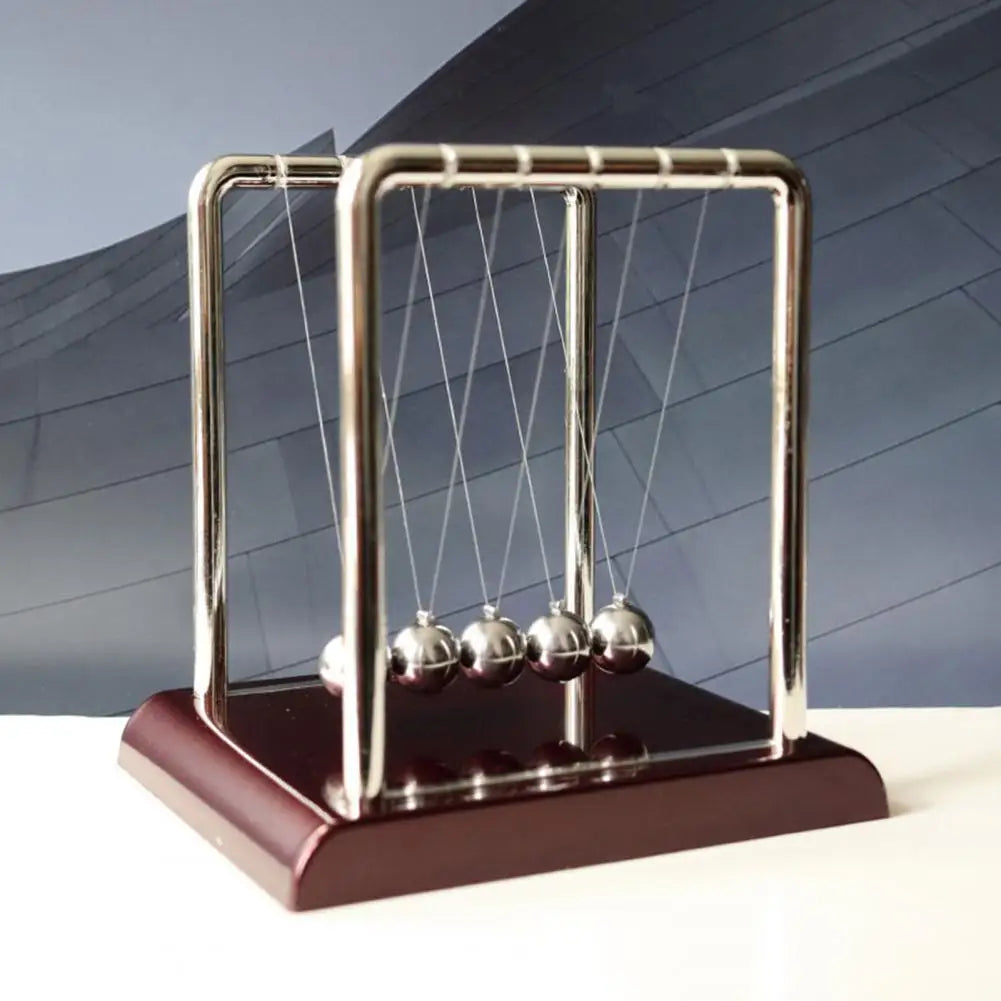 Mechanical Gadget Educational Physics Toy Newton'S Cradle Metal Pendulum for Office Stress Relief Home Desk for Science