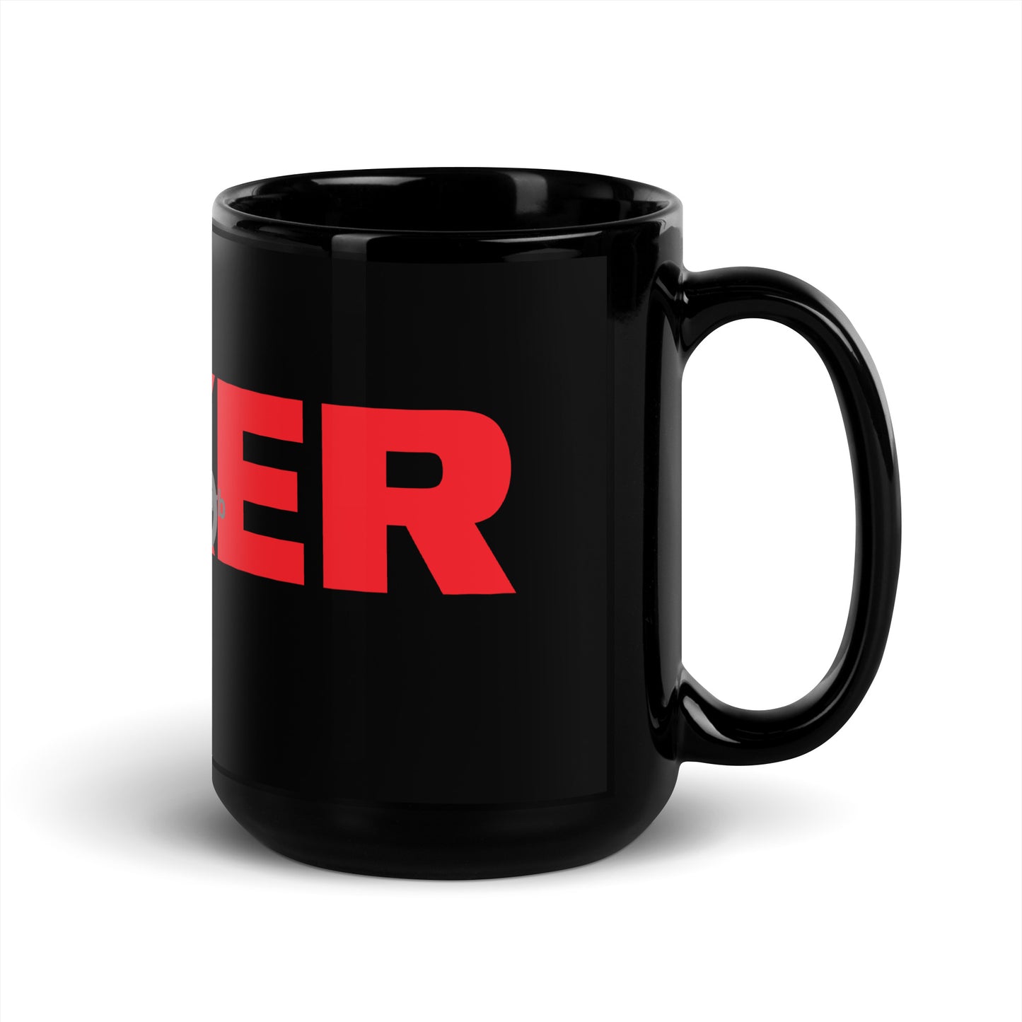 POKER PRO Black Glossy Mug