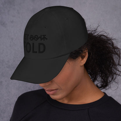 JUST FOLD Dad hat