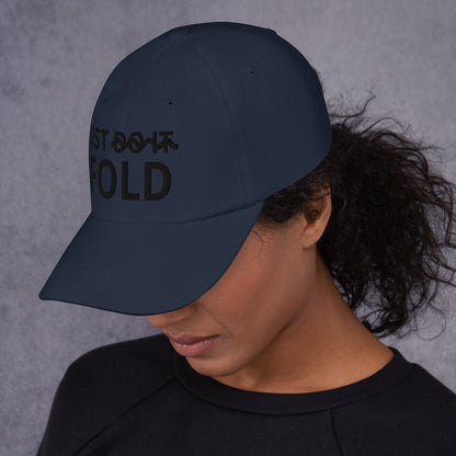 JUST FOLD Dad hat