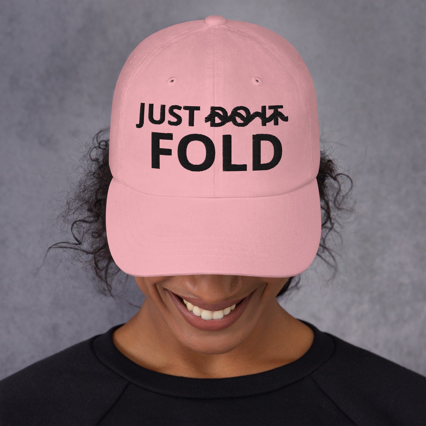 JUST FOLD Dad hat