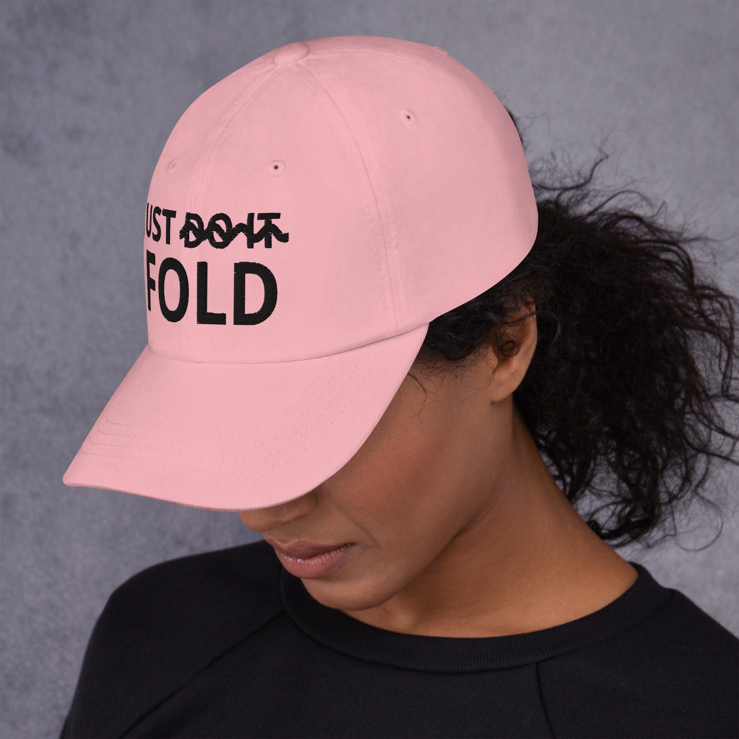 JUST FOLD Dad hat