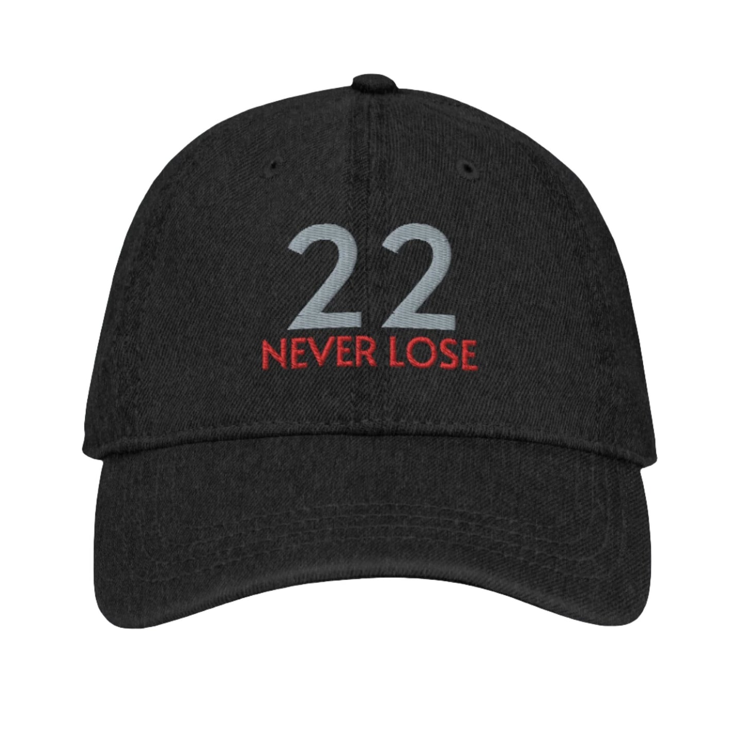 22 NEVER LOSE - Denim Hat