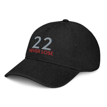 22 NEVER LOSE - Denim Hat