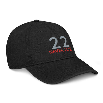 22 NEVER LOSE - Denim Hat