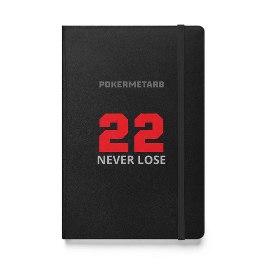 22 - Hardcover bound notebook