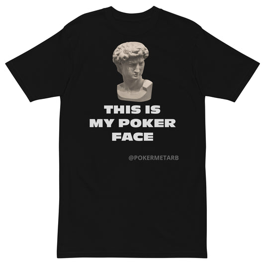 POKER FACE - Men’s premium heavyweight tee