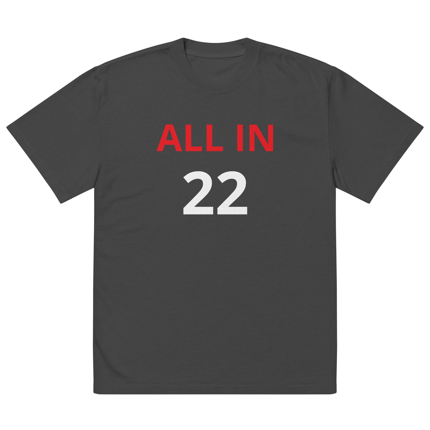 ALL-IN 22- Oversized faded t-shirt