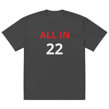 ALL-IN 22- Oversized faded t-shirt