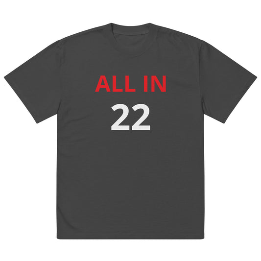 ALL-IN 22- Oversized faded t-shirt