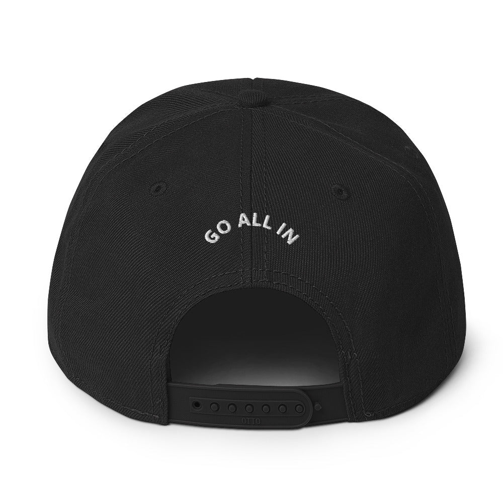 go all in Snapback Hat