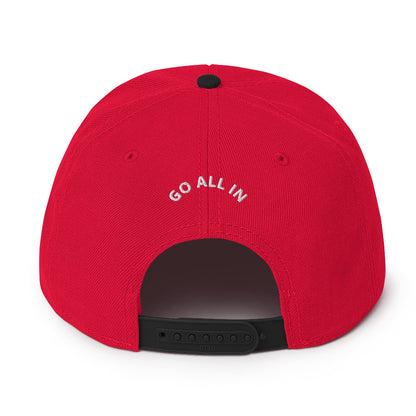 go all in Snapback Hat