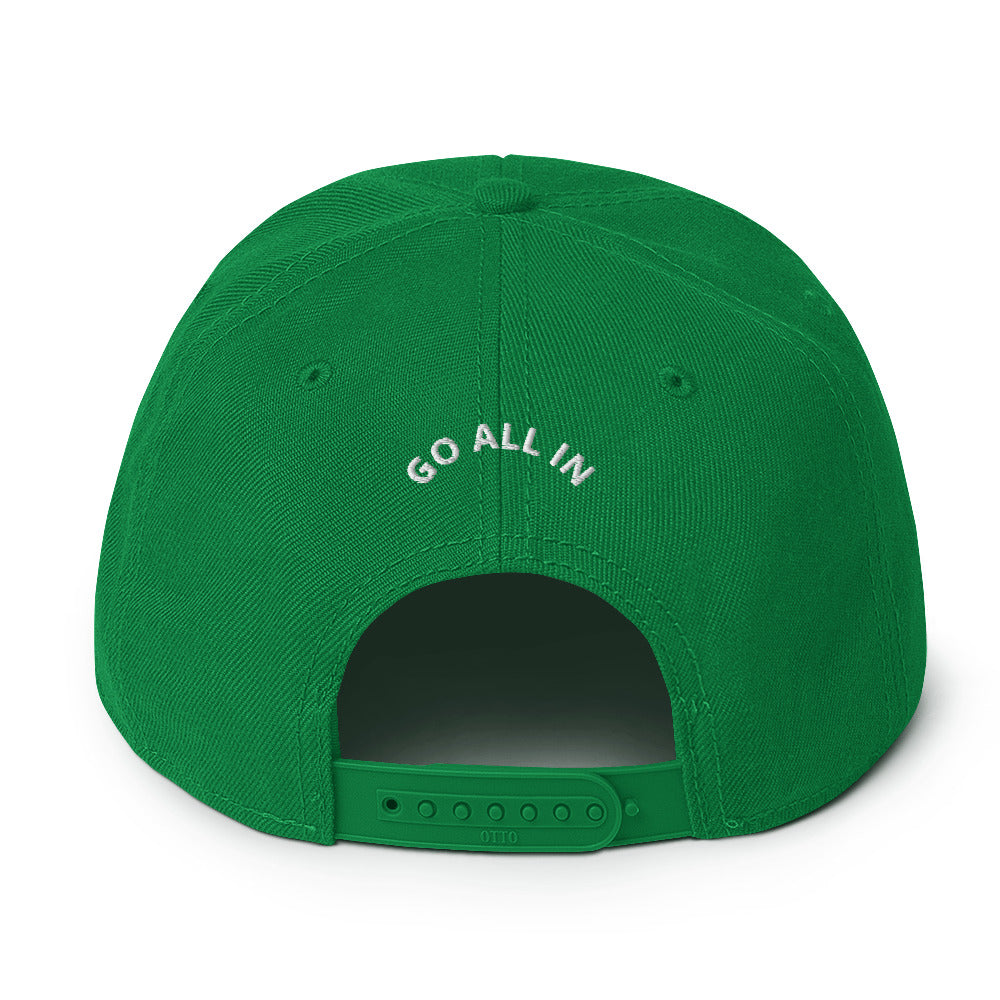 go all in Snapback Hat