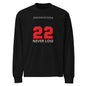 22 NEVER LOSE - Premium heavyweight long sleeve shirt