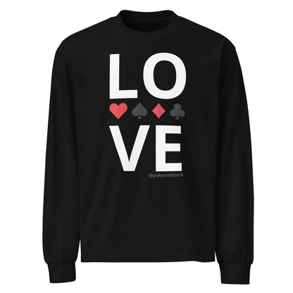 LOVE - Premium heavyweight long sleeve shirt